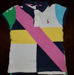 GIRLS Ralph Lauren Patchwork Polo